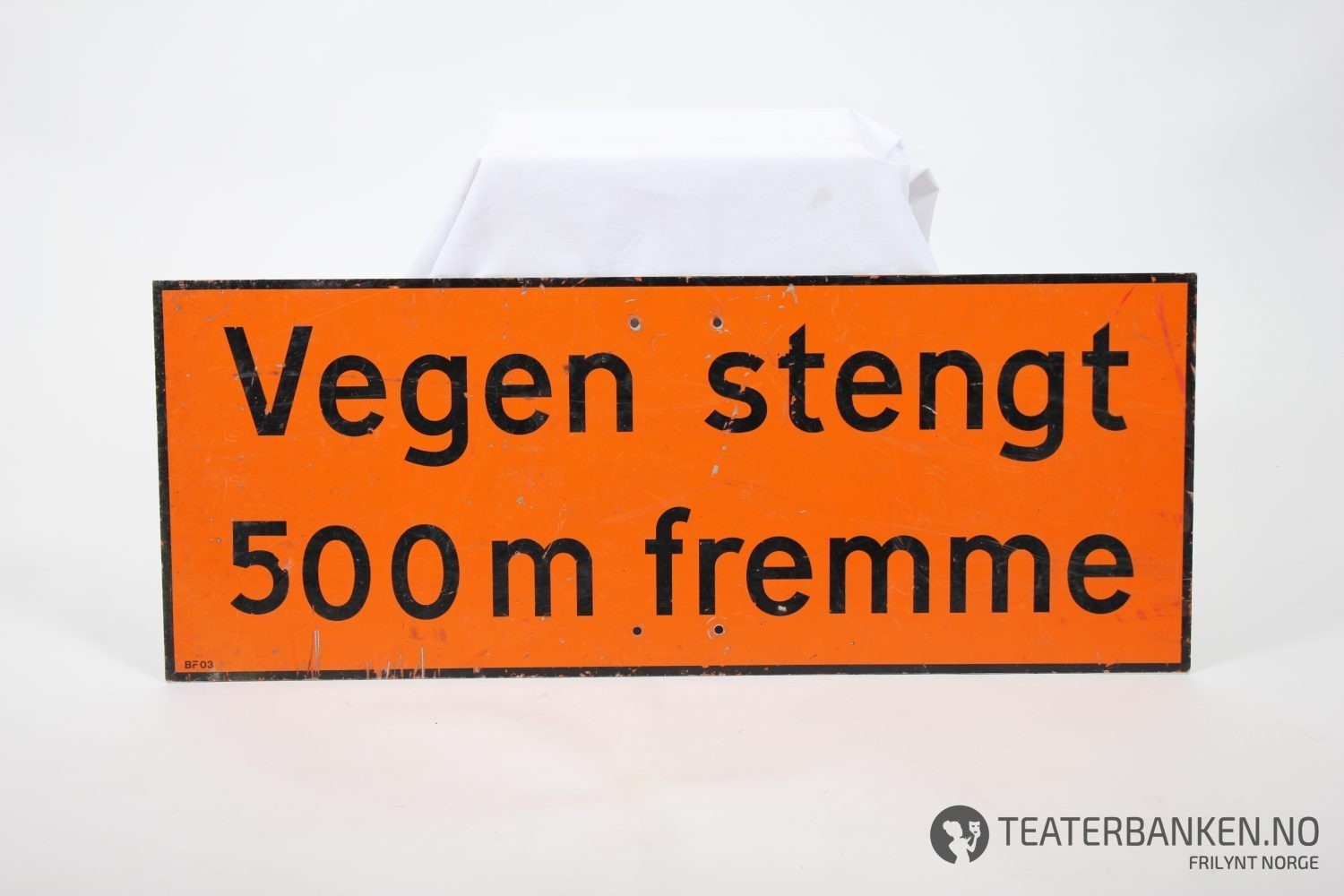 Skilt - Vegen stengt 500m fremme - Bilde 2